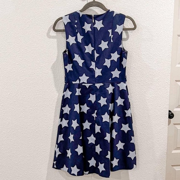 Draper James Navy Dress with White Star Pattern - Picture 1 of 5